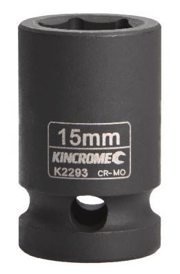 IMPACT SOCKET 15MM 1/2" DRIVE - K2293