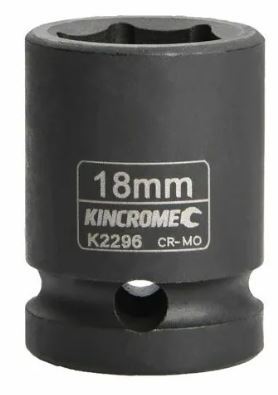 IMPACT SOCKET 18MM 1/2" DRIVE - K2296