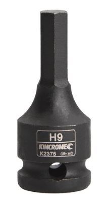 HEX IMPACT SOCKET 9MM X 60MM 1/2" DRIVE - K2375