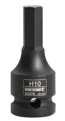 HEX IMPACT SOCKET 10MM X 60MM 1/2" DRIVE - K2376
