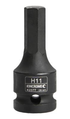 HEX IMPACT SOCKET 11MM X 60MM 1/2" DRIVE - K2377