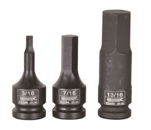 HEX IMPACT SOCKET 7/32" X 78MM 1/2" DRIVE - K23905