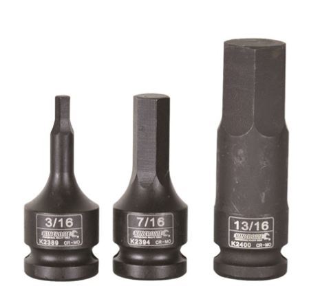 HEX IMPACT SOCKET 1/4" X 60MM 1/2" DRIVE - K2391