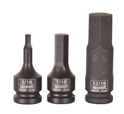 HEX IMPACT SOCKET 5/16" X 60MM 1/2" DRIVE - K2392
