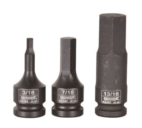 HEX IMPACT SOCKET 9/16" X 78MM 1/2" DRIVE - K2396