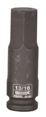 HEX IMPACT SOCKET 13/16" X 78MM 1/2" DRIVE - K2400