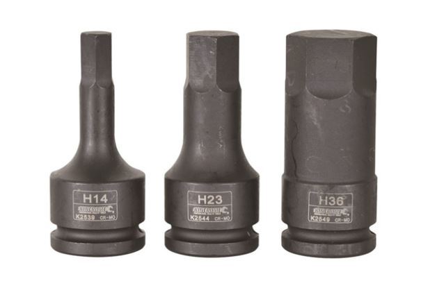 HEX IMPACT SOCKET 17MM X 100MM 3/4" DRIVE - K2540