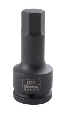 HEX IMPACT SOCKET 22MM X 100MM 3/4" DRIVE - K2543
