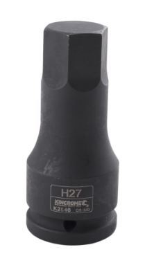 HEX IMPACT SOCKET 27MM X 100MM 3/4" DRIVE - K2546