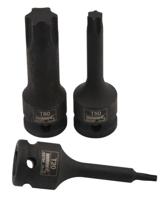 TORX IMPACT SOCKET T25 X 78MM 1/2" DRIVE - K2761