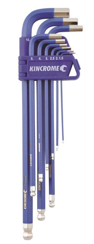BALL POINT HEX KEY SET LONG SERIES 9 PIECE - K5043