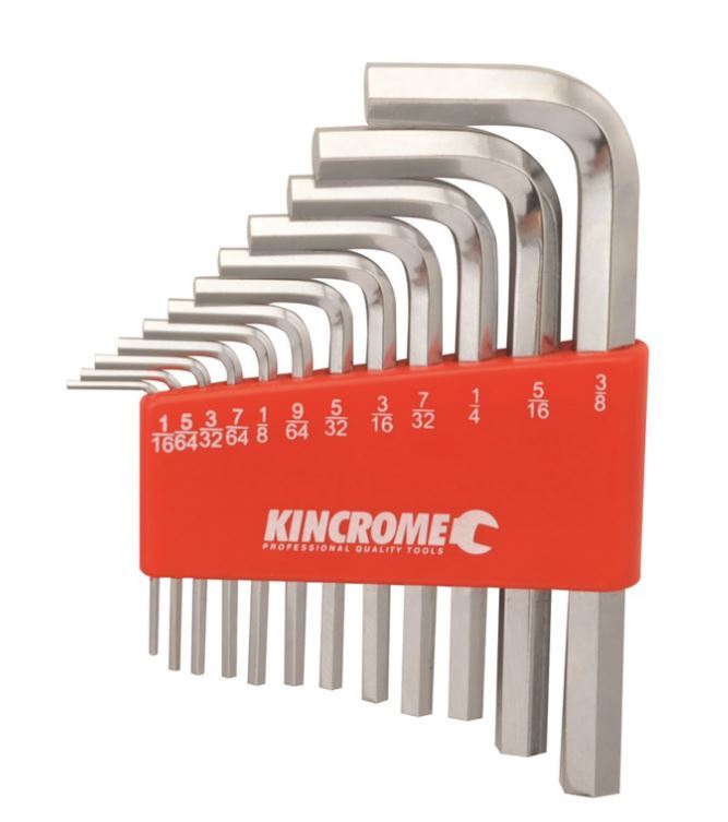 HEX KEY SET 12 PIECE IMPERIAL - K5110