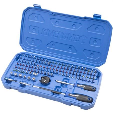 128 PIECE TORQUEMASTER MASTER BIT & DRIVER SET - K5501