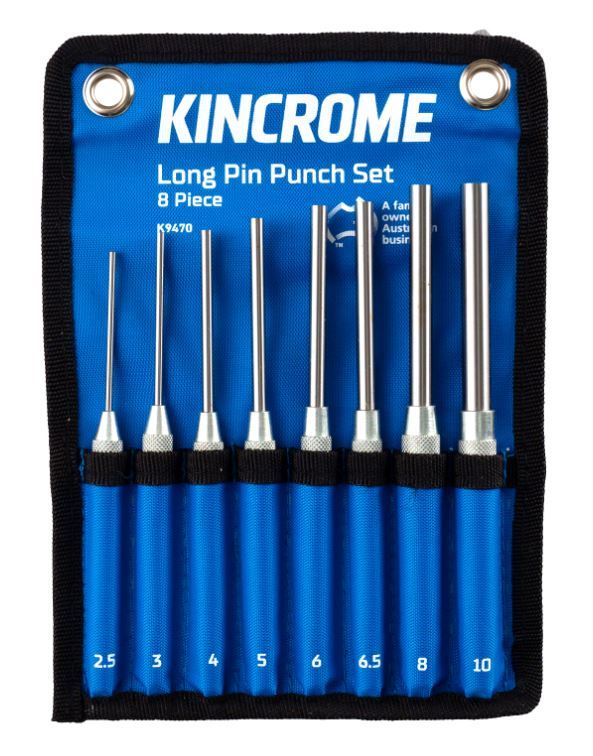 LONG PIN PUNCH SET 8 PIECE - K9470