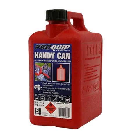 JERRY CAN 5 LTR PETROL PLASTIC RED PROQUIP - 957