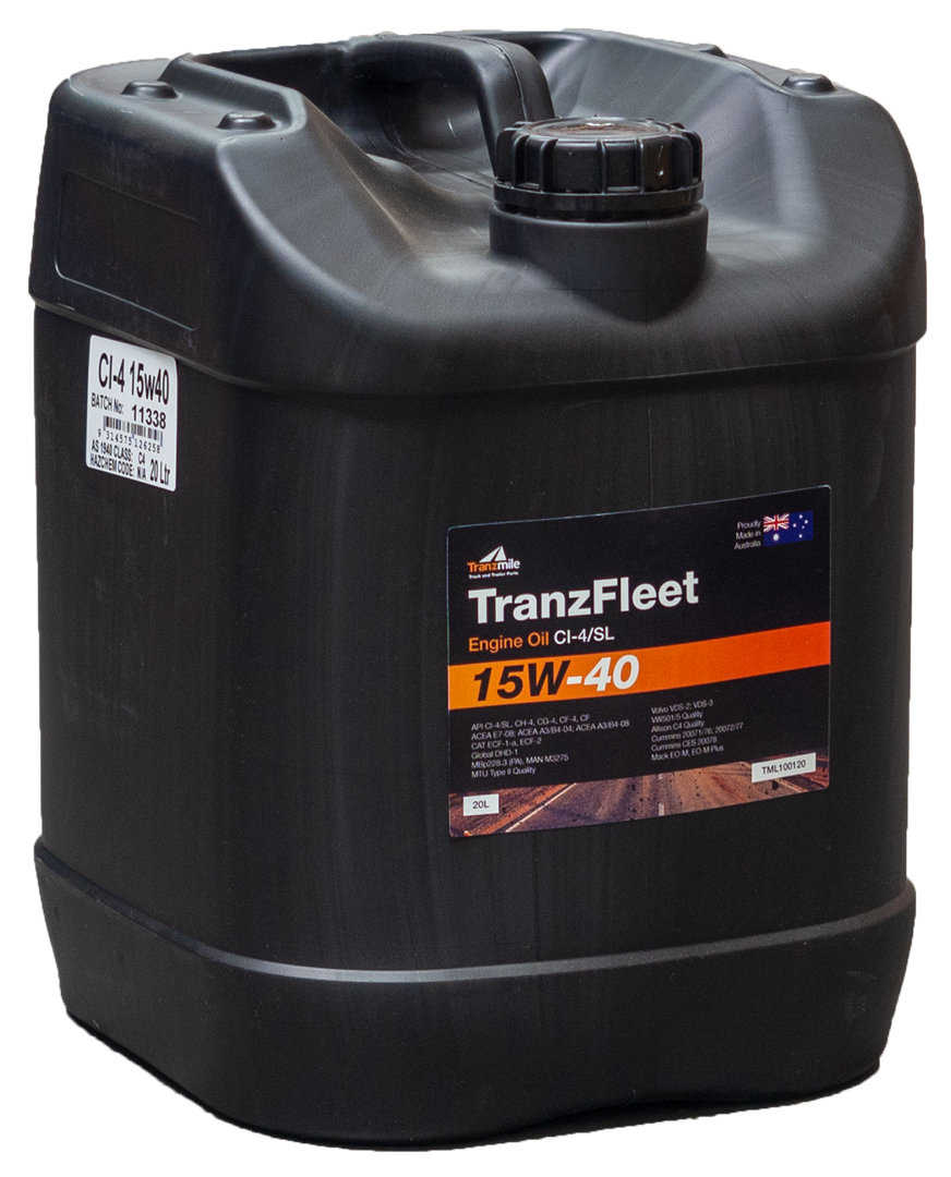 TRANZFLEET 15W-40 CI-4 HDDO 20L - TML100120