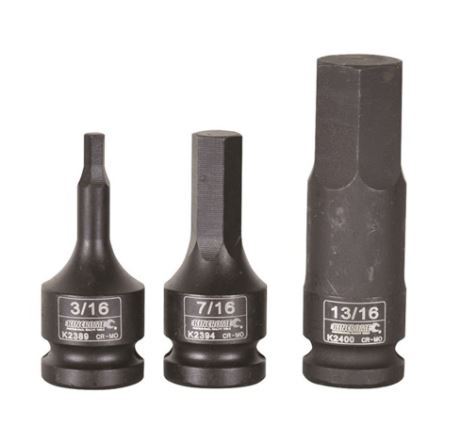 HEX IMPACT SOCKET 7MM X 78MM 1/2" DRIVE - K23735