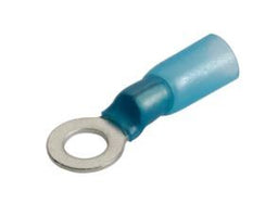 5MM ADHESIVE LINED RING TERMINL BLUE 3/16" DIAMETR - 56364BL