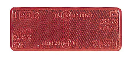 RED REFLECTOR ADHES 70MM X 28MM - 84037.1