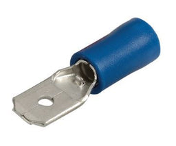 6.3 X 0.8MM MALE BLADE TERMINAL BLUE (100 PACK) - 56122