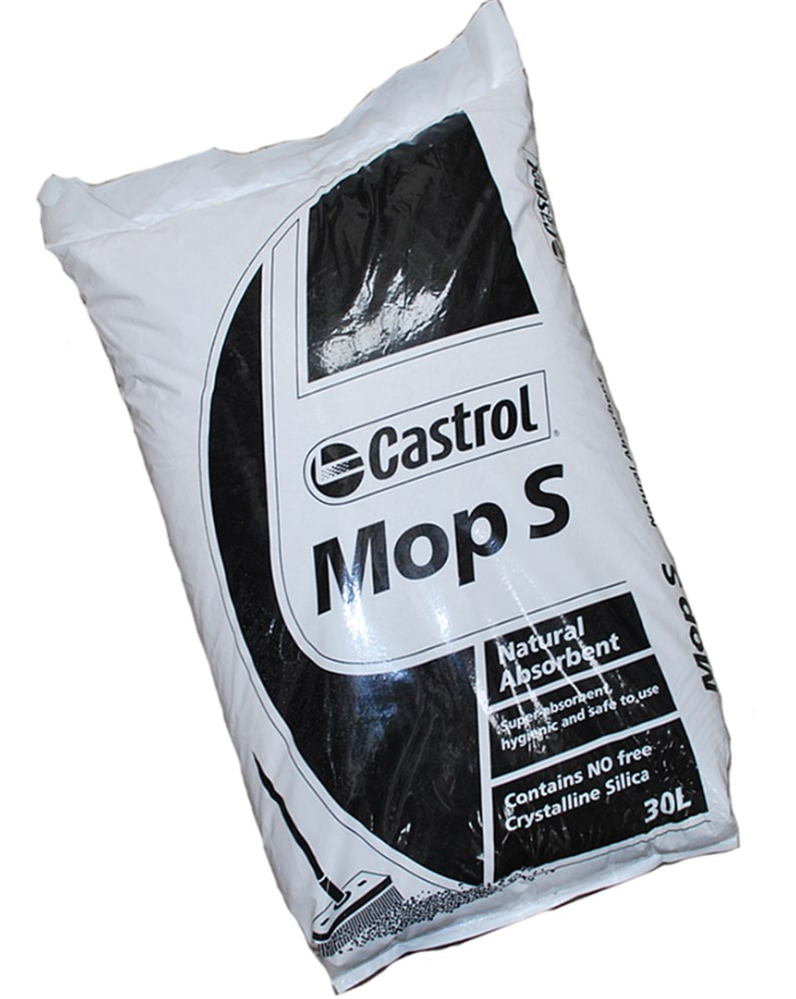 CASTROL MOP S BAG GRANULAR NATURAL ABSORBENT  30L - CAS3343275