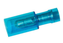 4.0MM MALE BULLET TERMINAL BLUE (100) - 56149