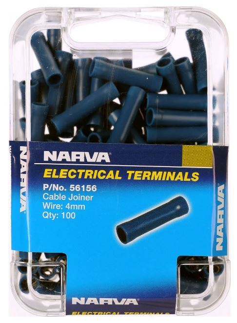 CABLE JOINER BLUE (100 PACK) - 4MM WIRE SIZE - 56156
