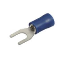 4.3MM SPADE TERMINAL BLUE (100 PACK) - 56166