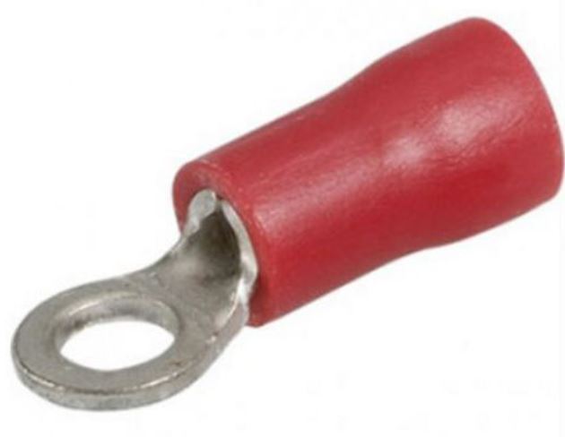 3.0MM RING TERMINAL RED (100 PACK) - 56169
