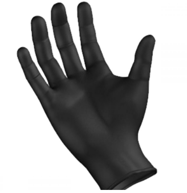 NITRILE BLACK GLOVE XLARGE 100PK - GNTRL23XL