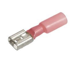 6.3 X 0.8MM ADHESIVE LINED FML BLADE TERMINL RED - 56328