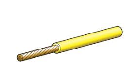 10A 3MM YELLOW SINGLE CORE CABLE (30M) - 581330YWPERMTR