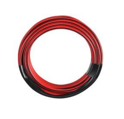 15A 4MM TWIN CORE FIG 8 CABLE (4M) RED W BLK TRACR - 5824-4F8