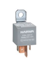 24V 30A NORMALLY OPEN 4 PIN RELAY W RESISTOR (1) - 68016BL