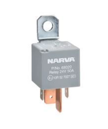 24V 50A NORMALLY OPEN 4 PIN RELAY (PACK OF 1) - 68020BL