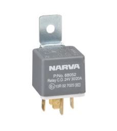 24V 30A/20A CHANGE-OVER 5 PIN RELAY W RESISTOR (1) - 68052BL