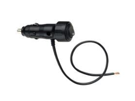CIGARETTE LIGHTER PLUG W OFF/ON ROCKER SWITCH+ IND - 81010BL