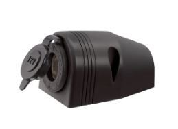 HEAVY-DUTY SURFACE MOUNT ACCESSORY SOCKET - 81025BL