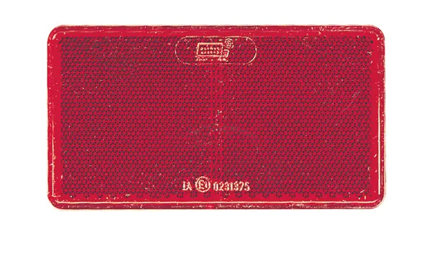 REFLECTOR RED RETRO 105 X 55MM ADHESIVE - 1 PCE - 84062.1