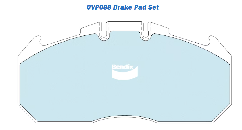 BENDIX DISC PAD SET CVP088 MERITOR ELSA 2 - 240010476