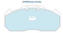 BENDIX DISC PAD SET CVP088 MERITOR ELSA 2 - 240010476