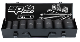 SOCKET SET IMPACT 3/4"DR DEEP 6PT 8PC METRIC - SP20420