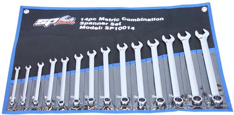 SPANNER SET - ROE QUAD DRIVE METRIC 14PC - SP10014
