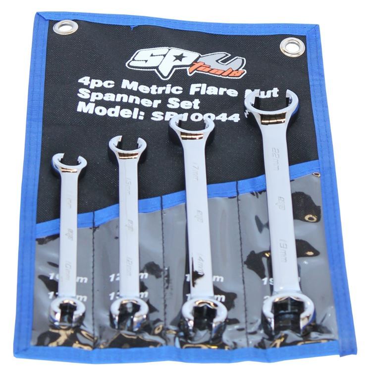 SPANNER SET - FLARE NUT 4PC METRIC - SP10044