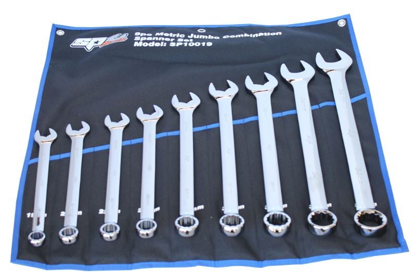 SPANNER SET - ROE QUAD DRIVE JUMBO METRIC 9PC - SP10019