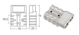 HEAVY-DUTY 175 AMP ANDERSON PLUG - 57215BL