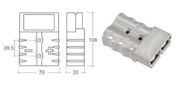 GRY 350A CONN HOUSNG W CONTCTS - 57230BL