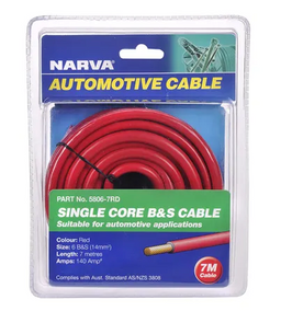 140A RED 6 B&S CABLE (7M) - 5806-7RD