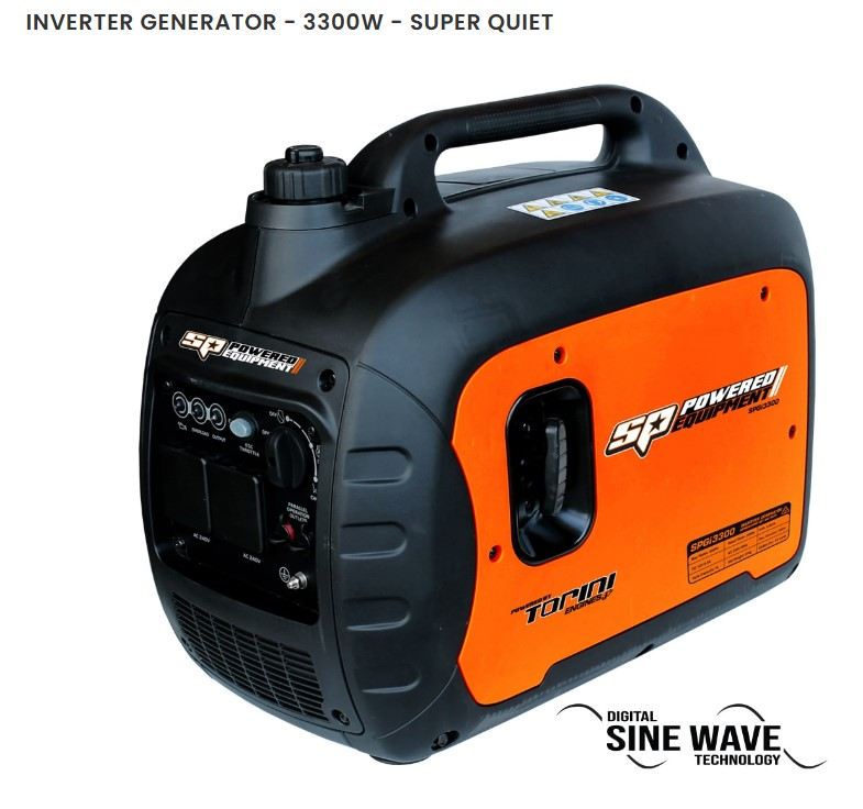 INVERTER GENERATOR - 3300W - SUPER QUIET - SPSD-23