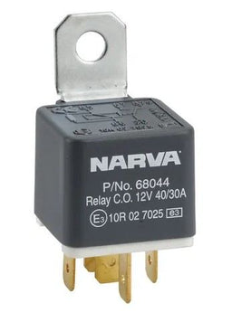 12V 40A/30A CHANGE-OVER 5 PIN RELAY WITH RESISTOR - 68044